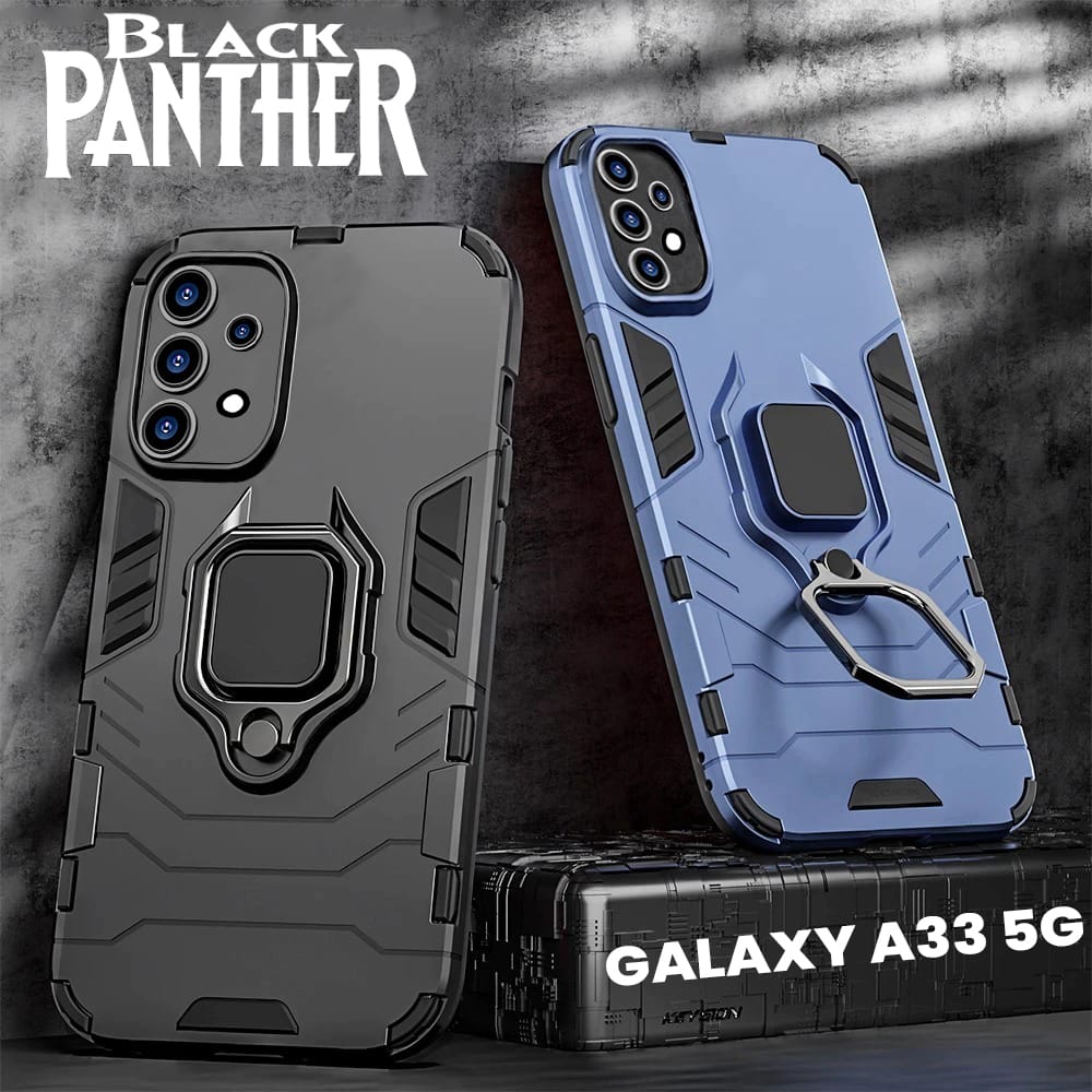 Galaxy A33 5g Armour Iron Man Back Case With Kickstand