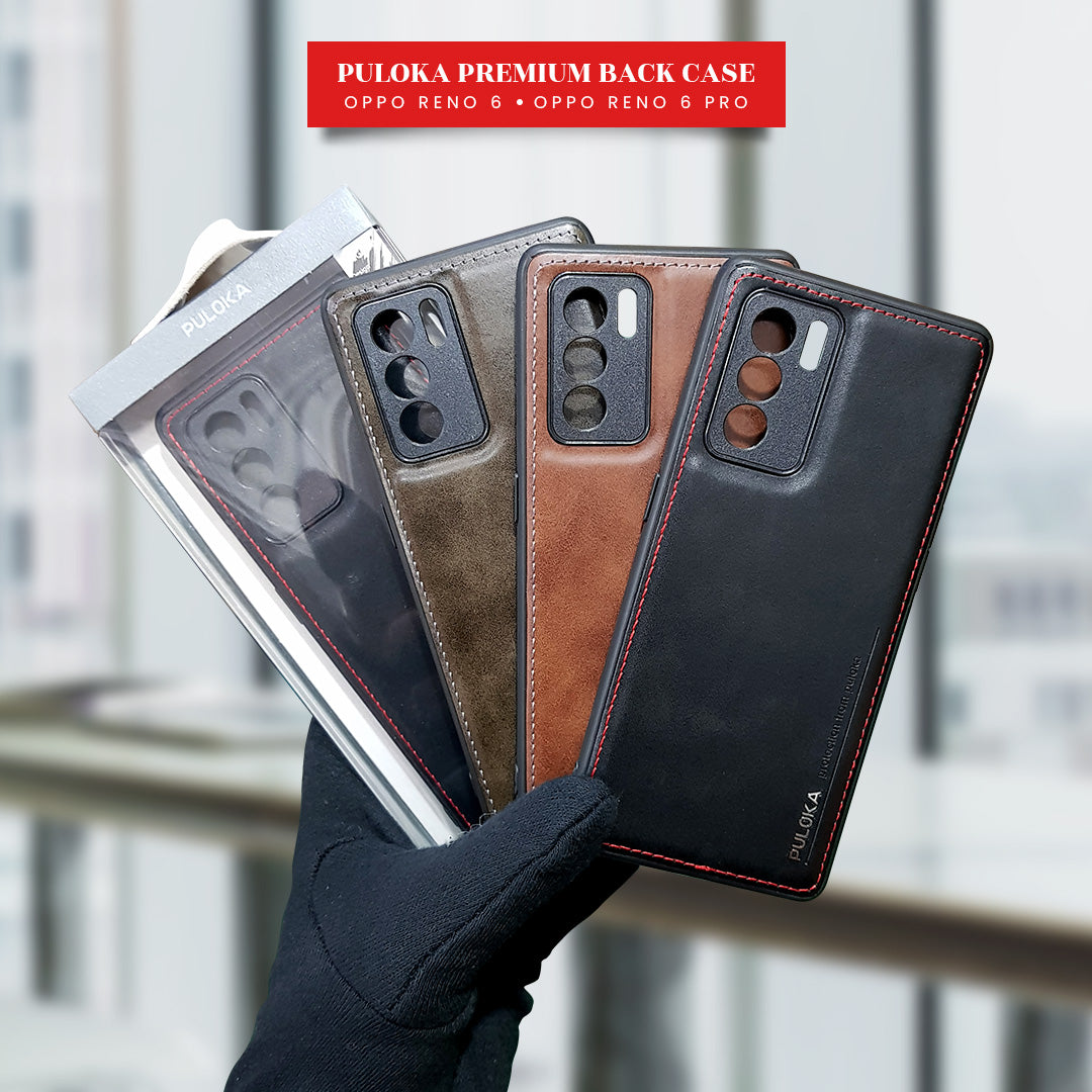 PULOKA GENUINE LEATHER CRAFTED LIMITED EDITION CASE For Oppo Reno 6 5G