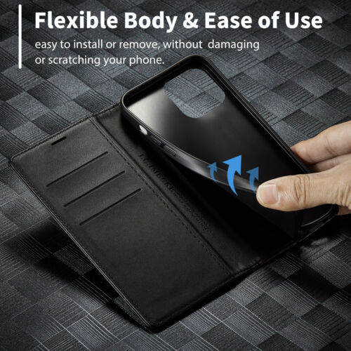 Oppo Series Retro PU Leather Card Slots Flip Stand Case With Magnetic Closure