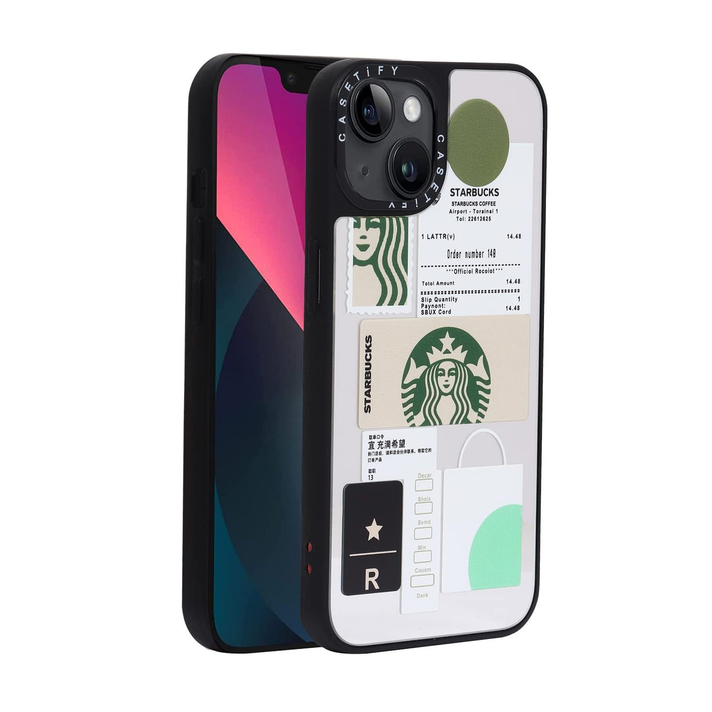 Starbuck Design Hard Polycarbonate Back Case For Iphone Series
