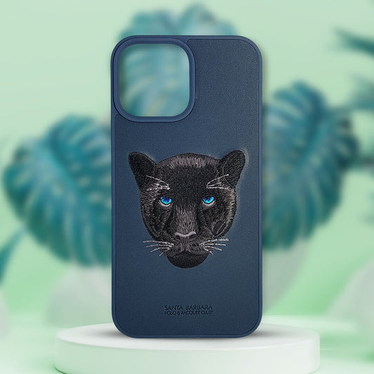 Santa Barbara Leather Case for iPhone 12pro- Panther