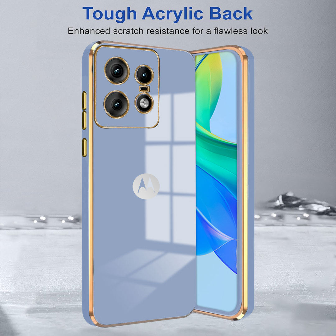 MOTOROLA EDGE 50 PRO 5G ULTRA-SHINE LUXURIOUS BACK CASE WITH CAMERA PROTECTION