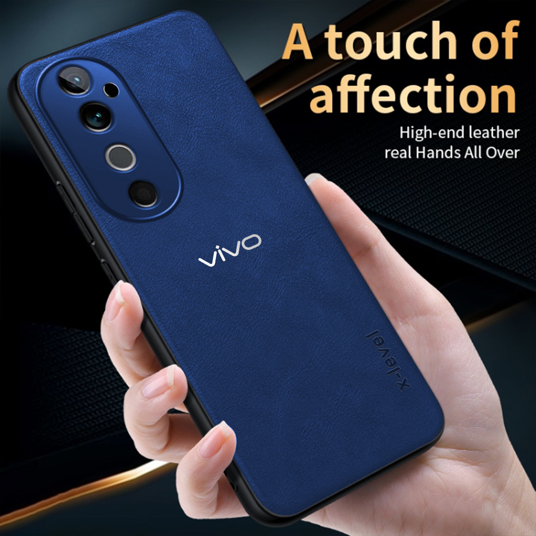 VIVO V40 5G VINTAGE PU LEATHER PROTECTIVE BACK CASE