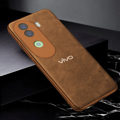 VIVO V40E 5G VINTAGE PU LEATHER PROTECTIVE BACK CASE