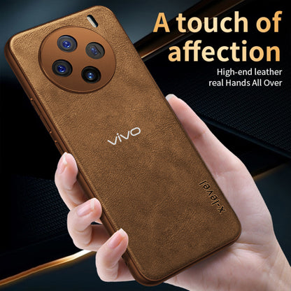 VIVO X100 5G Vintage Leather Stitched Protective Back Case Regular price