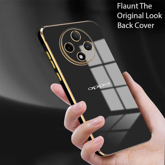 OPPO F27 PRO PLUS 5G ULTRA-SHINE GOLD ELECTROPLATED LUXURIOUS BACK CASE WITH CAMERA PROTECTION
