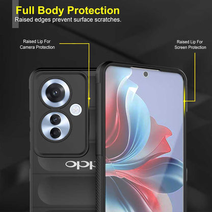 OPPO F25 PRO 5G SHOCKPROOF COQUE BUMPER BACK CASE WITH LOGO