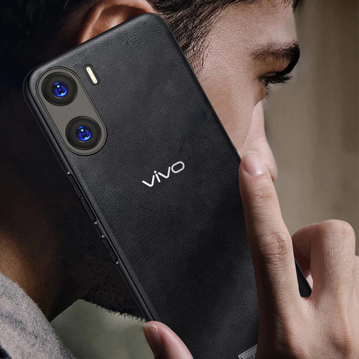 VIVO V29E 5G VINTAGE PU LEATHER PROTECTIVE BACK CASE