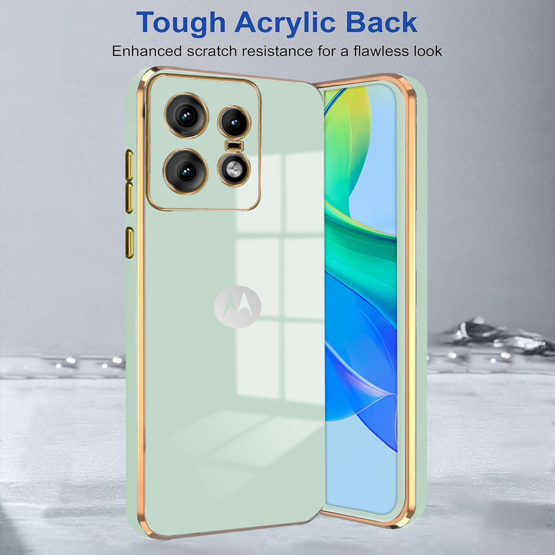 MOTOROLA EDGE 50 PRO 5G ULTRA-SHINE LUXURIOUS BACK CASE WITH CAMERA PROTECTION