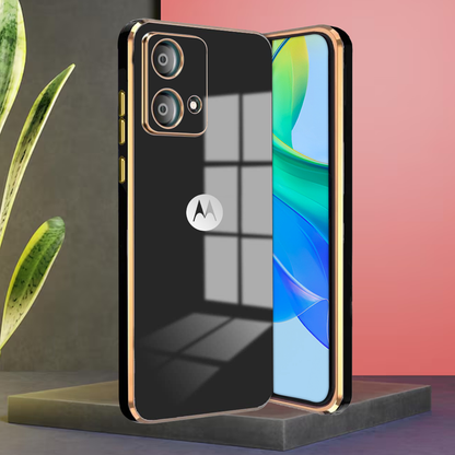 MOTOROLA EDGE40 NEO 5G ULTRA-SHINE GOLD ELECTROPLATED LUXURIOUS BACK CASE WITH CAMERA PROTECTION