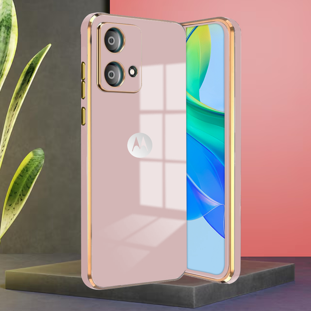 MOTOROLA EDGE40 NEO 5G ULTRA-SHINE GOLD ELECTROPLATED LUXURIOUS BACK CASE WITH CAMERA PROTECTION
