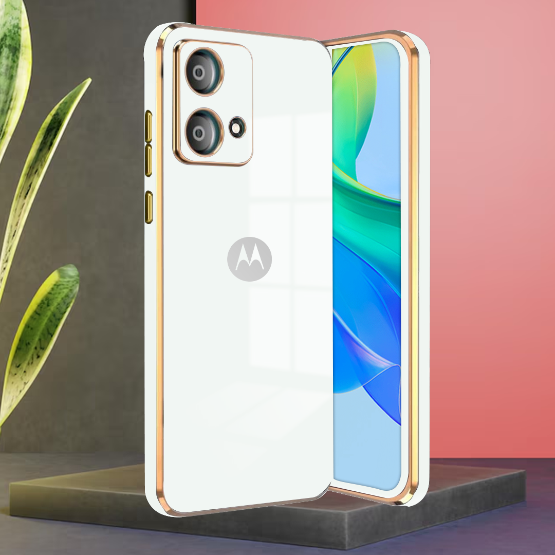 MOTOROLA EDGE40 NEO 5G ULTRA-SHINE GOLD ELECTROPLATED LUXURIOUS BACK CASE WITH CAMERA PROTECTION