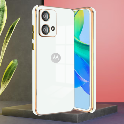 MOTOROLA EDGE40 NEO 5G ULTRA-SHINE GOLD ELECTROPLATED LUXURIOUS BACK CASE WITH CAMERA PROTECTION