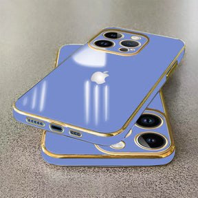 IPHONE 15 PRO MAX ULTRA-SHINE GOLD ELECTROPLATED LUXURIOUS BACK CASE WITH CAMERA PROTECTION