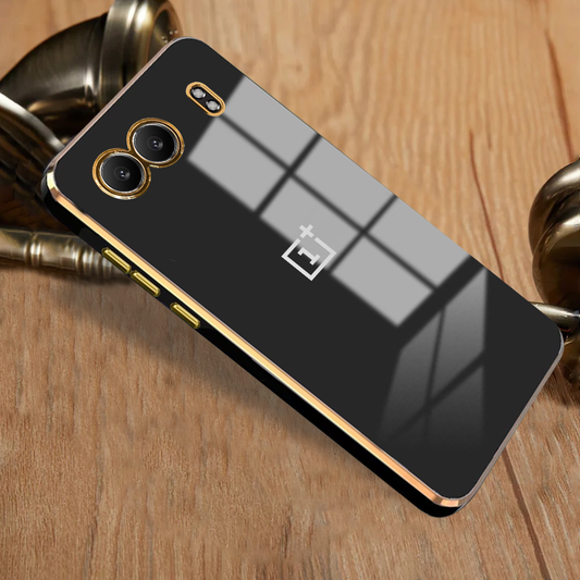 ONEPLUS NORD 4 5G ULTRA-SHINE GOLD ELECTROPLATED LUXURIOUS  BACK CASE WITH CAMERA PROTECTION