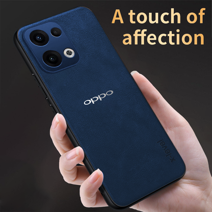 OPPO RENO 13 5G VINTAGE PU LEATHER PROTECTIVE BACK CASE