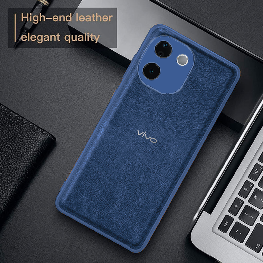 VIVO T3 PRO 5G VINTAGE PU LEATHER PROTECTIVE BACK CASE