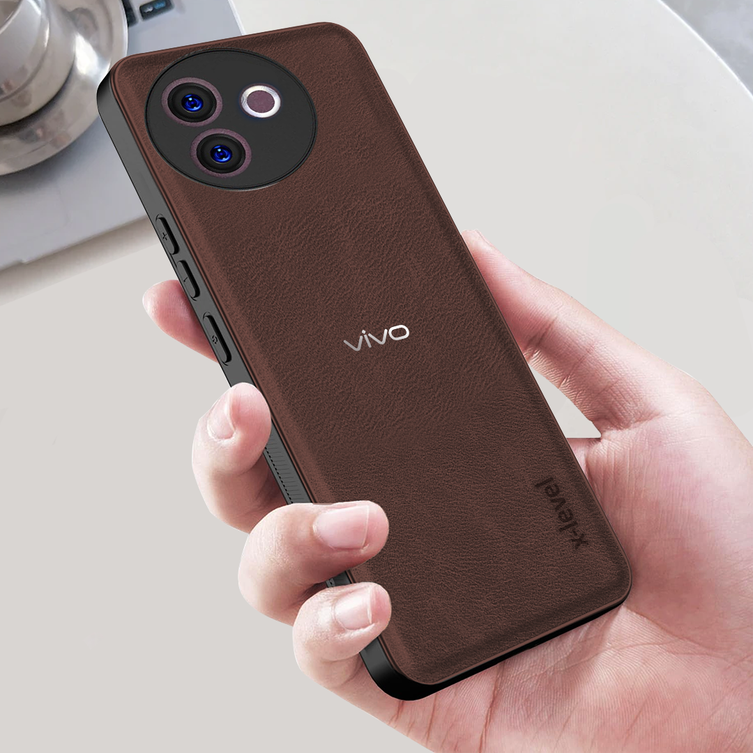 VIVO Y39 5G VINTAGE PU LEATHER PROTECTIVE BACK CASE