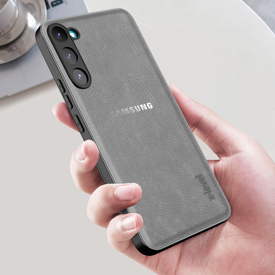 SAMSUNG GALAXY S23 5G VINTAGE PU LEATHER PROTECTIVE BACK CASE