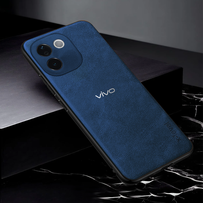 VIVO T3 PRO 5G VINTAGE PU LEATHER PROTECTIVE BACK CASE