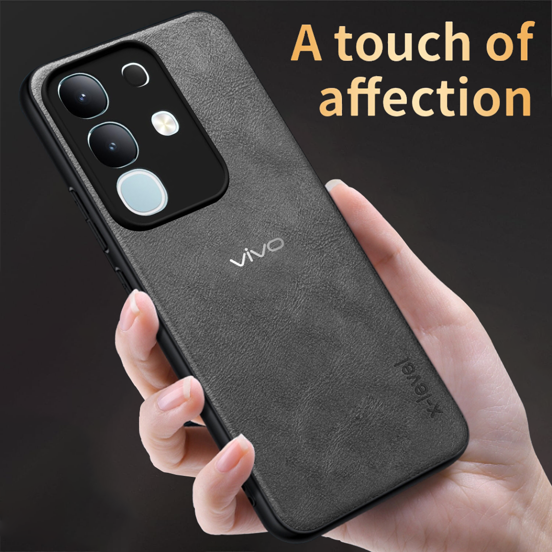 VIVO T4 X 5G VINTAGE PU LEATHER PROTECTIVE BACK CASE
