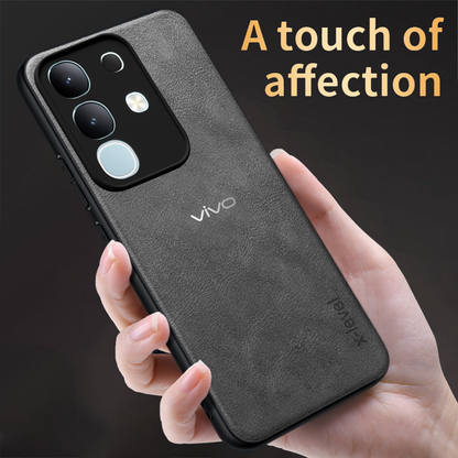 VIVO T4 X 5G VINTAGE PU LEATHER PROTECTIVE BACK CASE