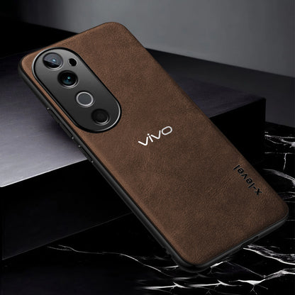 VIVO V40 5G VINTAGE PU LEATHER PROTECTIVE BACK CASE