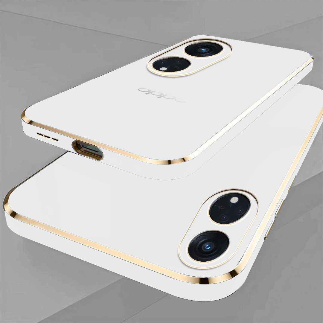 OPPO F23 5G ULTRA-SHINE GOLD ELECTROPLATED LUXURIOUS  BACK CASE WITH CAMERA PROTECTION
