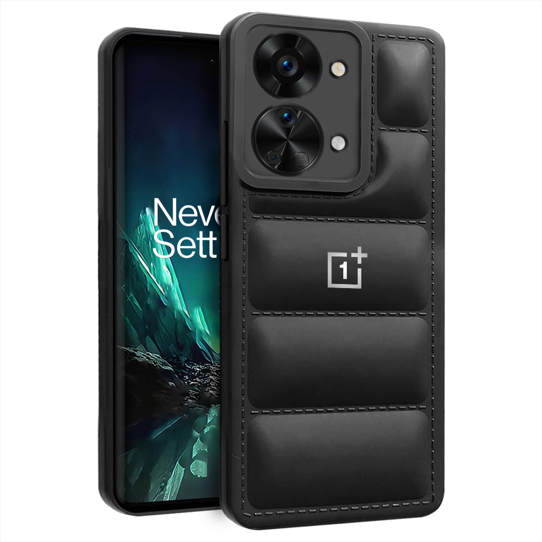 The Puffer Edition Black Bumper Back Case For Nord 2T 5g