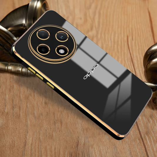 OPPO F27 PRO PLUS 5G ULTRA-SHINE GOLD ELECTROPLATED LUXURIOUS BACK CASE WITH CAMERA PROTECTION