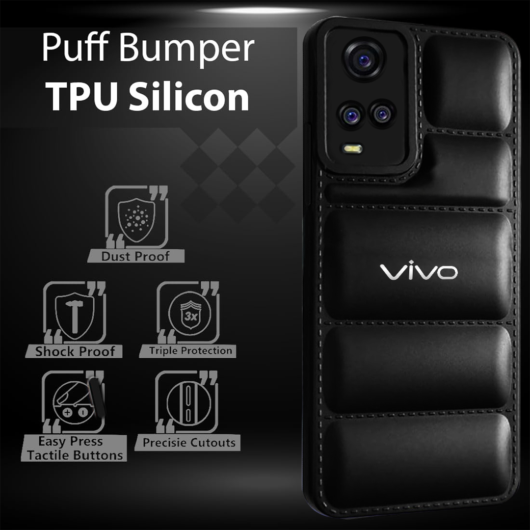 VIVO Y73 5G THE PUFFER EDITION SOFT MATERIAL DOWN JACKET PHONE CASE