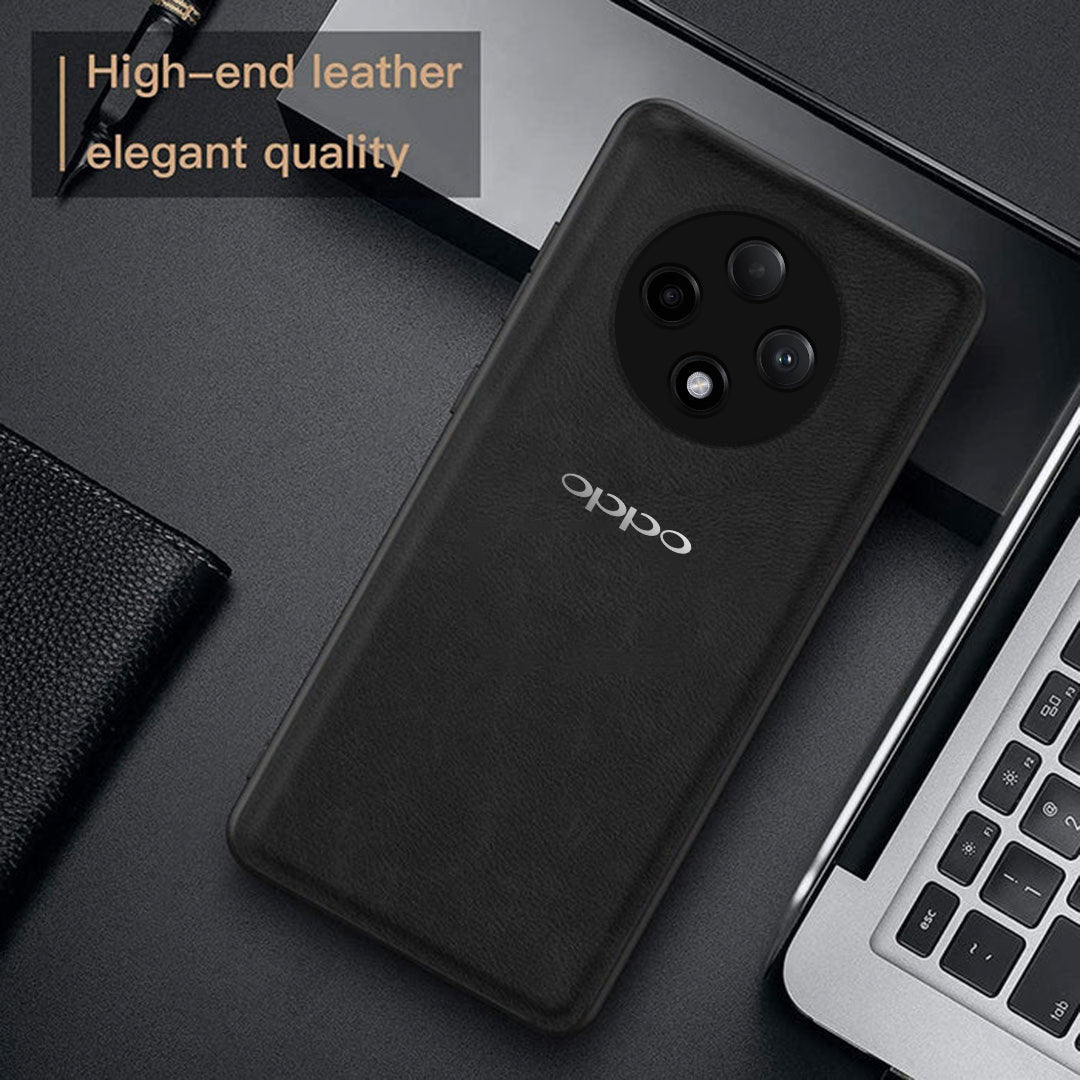 OPPO F27 5G VINTAGE PU LEATHER PROTECTIVE BACK CASE