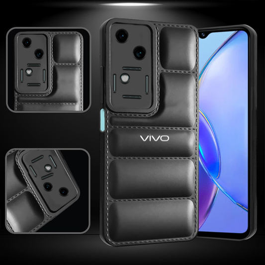 VIVO V30 5G The Puffer Edition Soft Material Down Jacket Phone Case