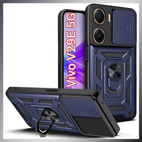 VIVO V29E  5G ARMOR MILITARY-GRADE CASE WITH SLIDING CAMERA COVER & 360 KICKSTAND