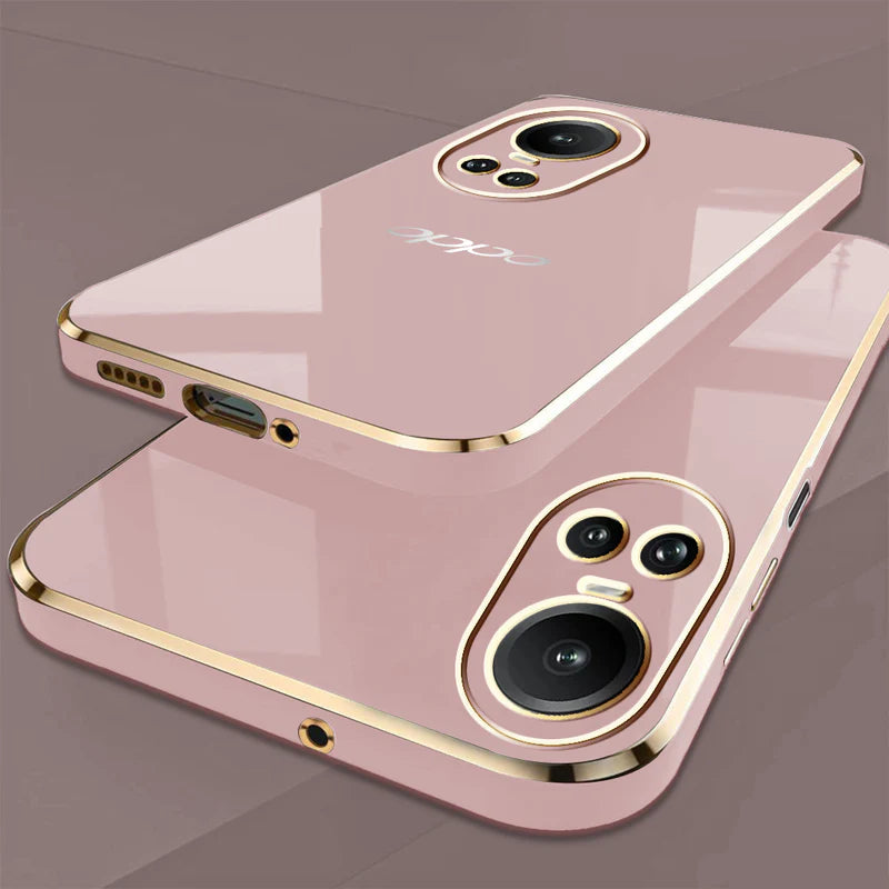 RENO 10 5G ULTRA-SHINE LUXURIOUS  BACK CASE WITH CAMERA PROTECTION