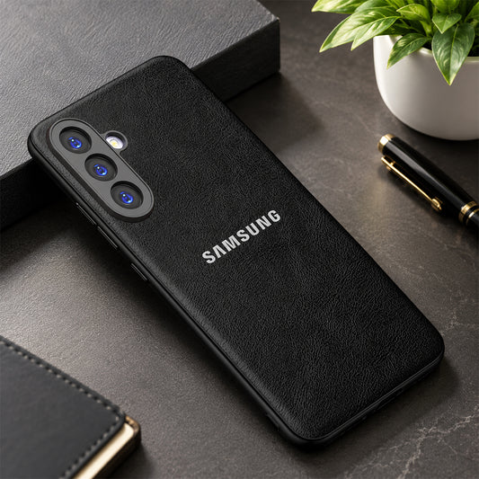 SAMSUNG GALAXY S23FE 5G VINTAGE PU LEATHER PROTECTIVE BACK CASE