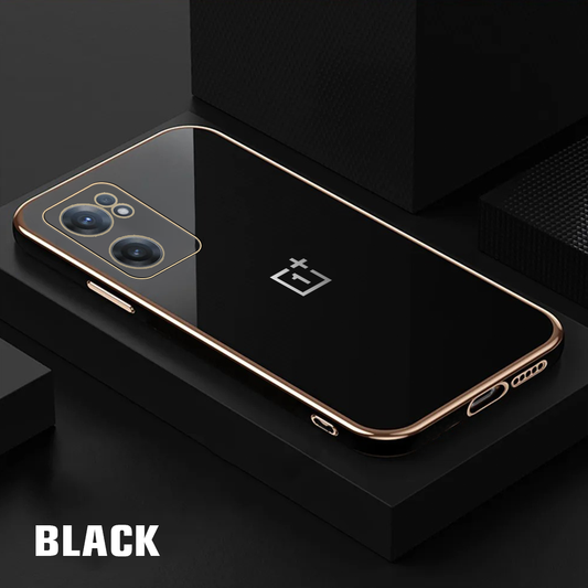 ONEPLUS NORD CE2 5G ULTRA-SHINE GOLD ELECTROPLATED LUXURIOUS  BACK CASE WITH CAMERA PROTECTION