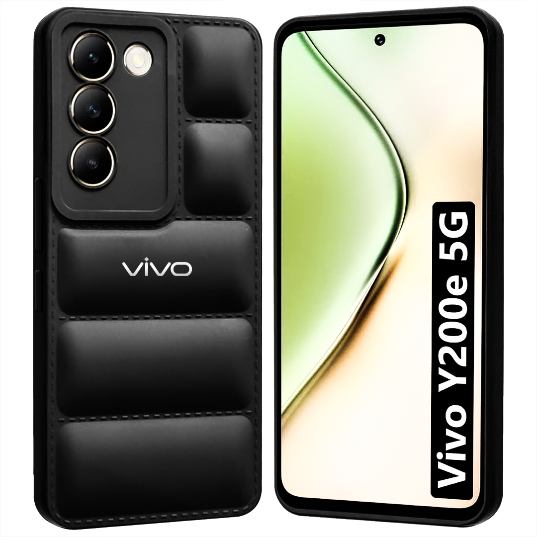 VIVO Y200E 5G THE PUFFER EDITION SOFT MATERIAL DOWN JACKET PHONE CASE