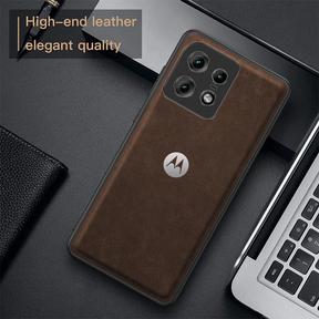 MOTOROLA EDGE 50 PRO 5G VINTAGE PU LEATHER PROTECTIVE BACK CASE