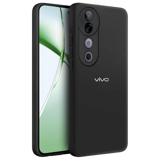 VIVO V40 5G Liquid Silicone Velvet-Touch Silk Finish Protective Back Case