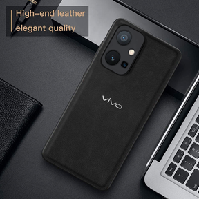 VIVO Y75  5G VINTAGE PU LEATHER PROTECTIVE BACK CASE