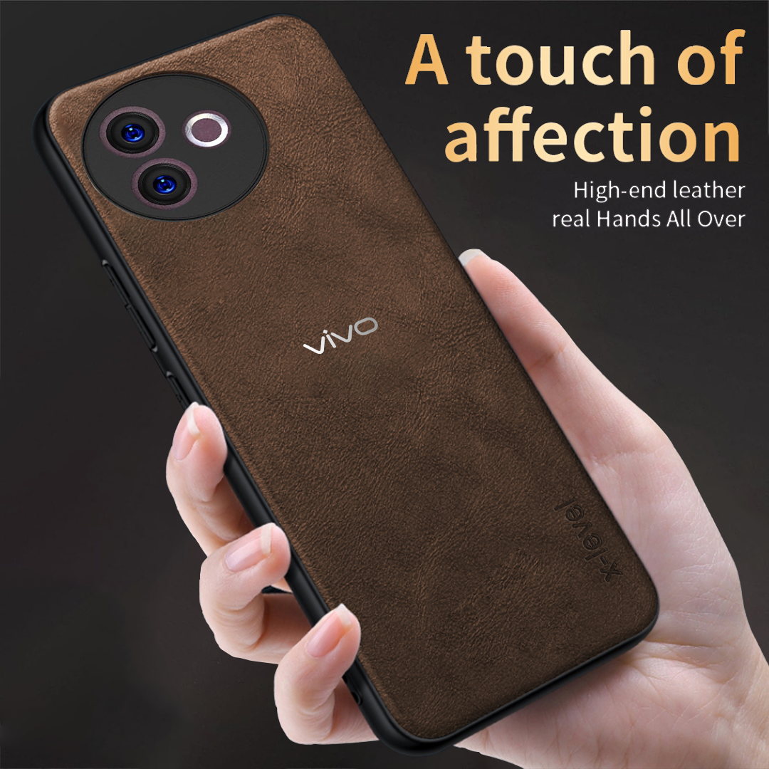 VIVO Y39 5G VINTAGE PU LEATHER PROTECTIVE BACK CASE
