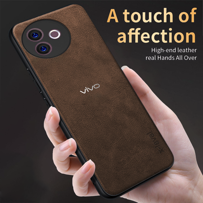 VIVO Y39 5G VINTAGE PU LEATHER PROTECTIVE BACK CASE