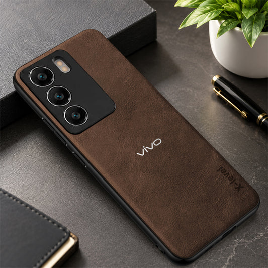 VIVO V29 5G VINTAGE PU LEATHER PROTECTIVE BACK CASE