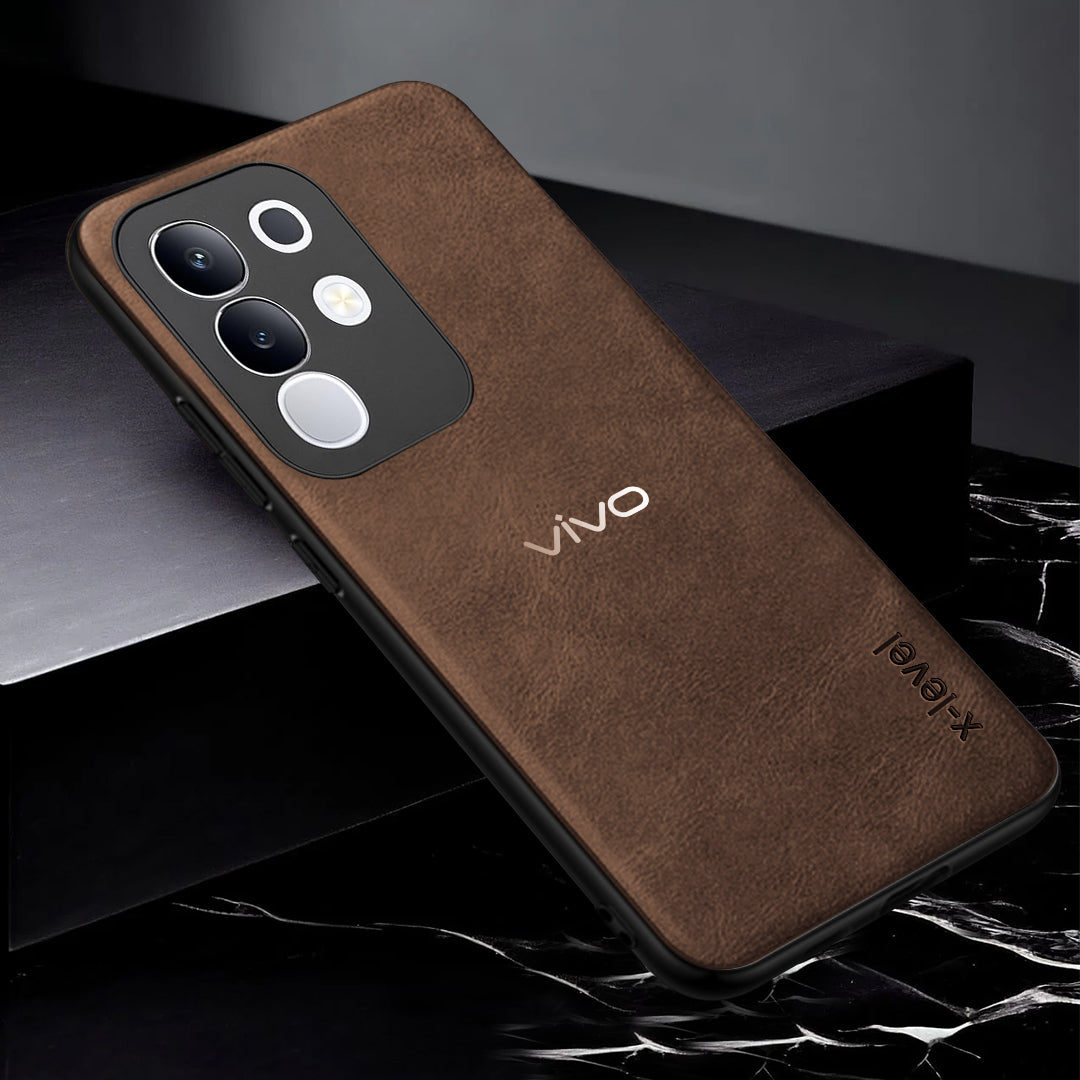 VIVO Y31 PRO 5G VINTAGE PU LEATHER PROTECTIVE BACK CASE
