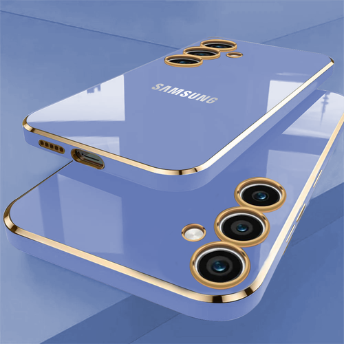 GALAXY A34 5G ULTRA-SHINE GOLD ELECTROPLATED LUXURIOUS  BACK CASE WITH CAMERA PROTECTION