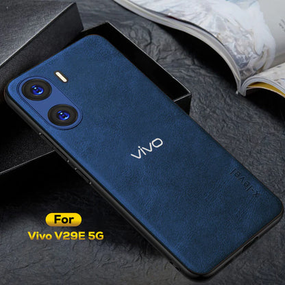 VIVO V29E 5G VINTAGE PU LEATHER PROTECTIVE BACK CASE
