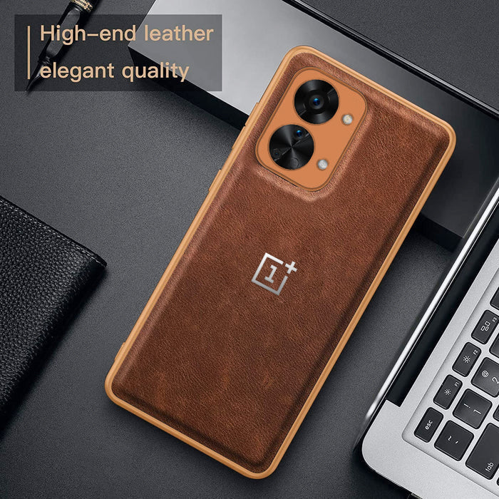 OnePlus Nord 2T 5G VINTAGE PU LEATHER PROTECTIVE BACK CASE