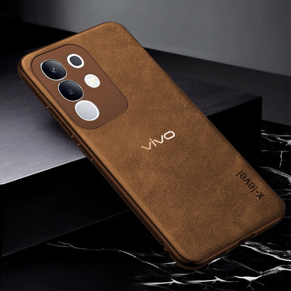VIVO Y31 PRO 5G VINTAGE PU LEATHER PROTECTIVE BACK CASE