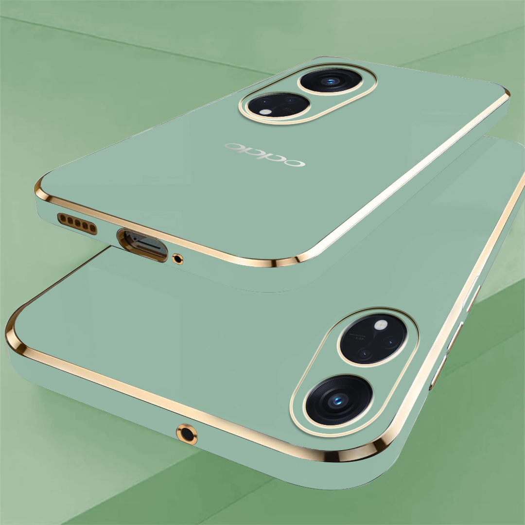 OPPO F23 5G ULTRA-SHINE GOLD ELECTROPLATED LUXURIOUS  BACK CASE WITH CAMERA PROTECTION